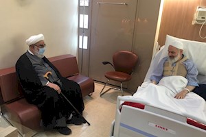 عیادت مسئولان کشوری از نماینده بوشهر در مجلس خبرگان رهبری+تصاویر