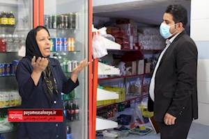 بازدید رییس اتحادیه صنف لبنیات دشتستان از سوپر مارکت های خسارت دیده شهر وحدتیه+ تصاویر